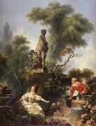 Jean-Honore Fragonard The Meeting oil painting reproduction